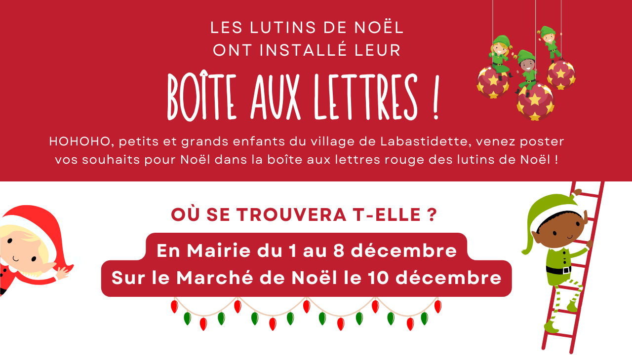 Boîtes aux lettres de Noël