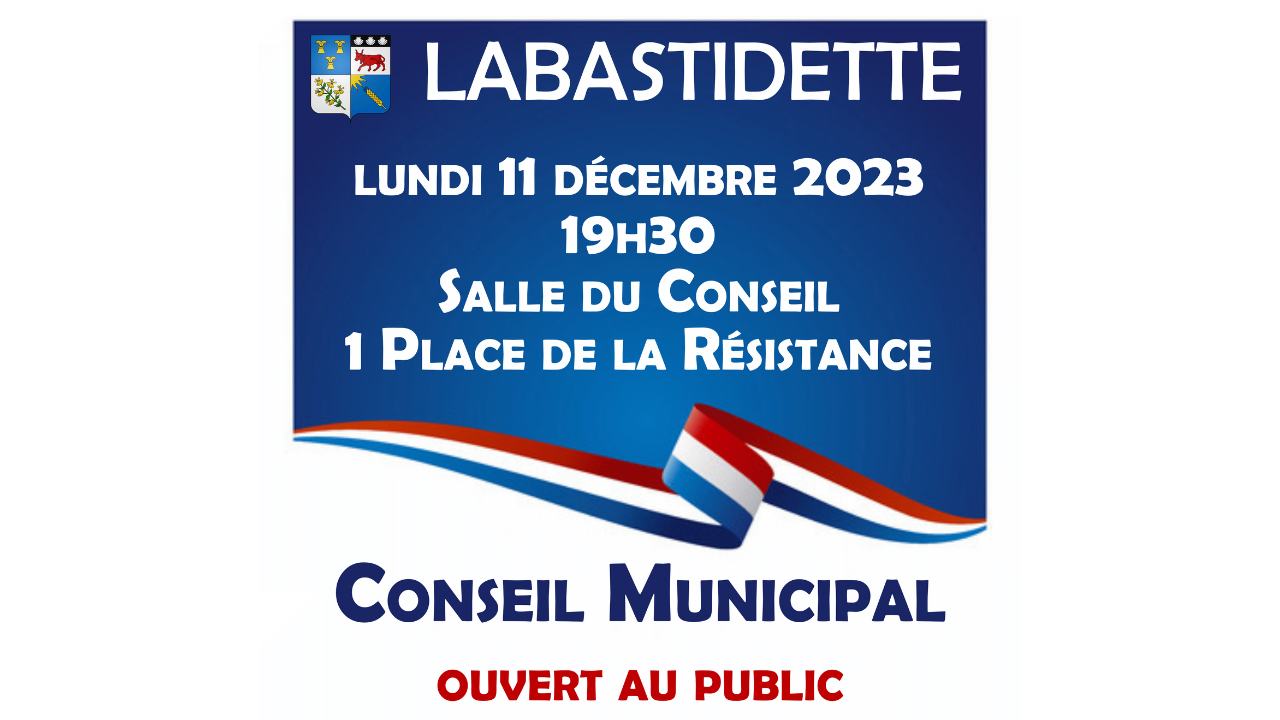 Conseil Municipal Labastidette