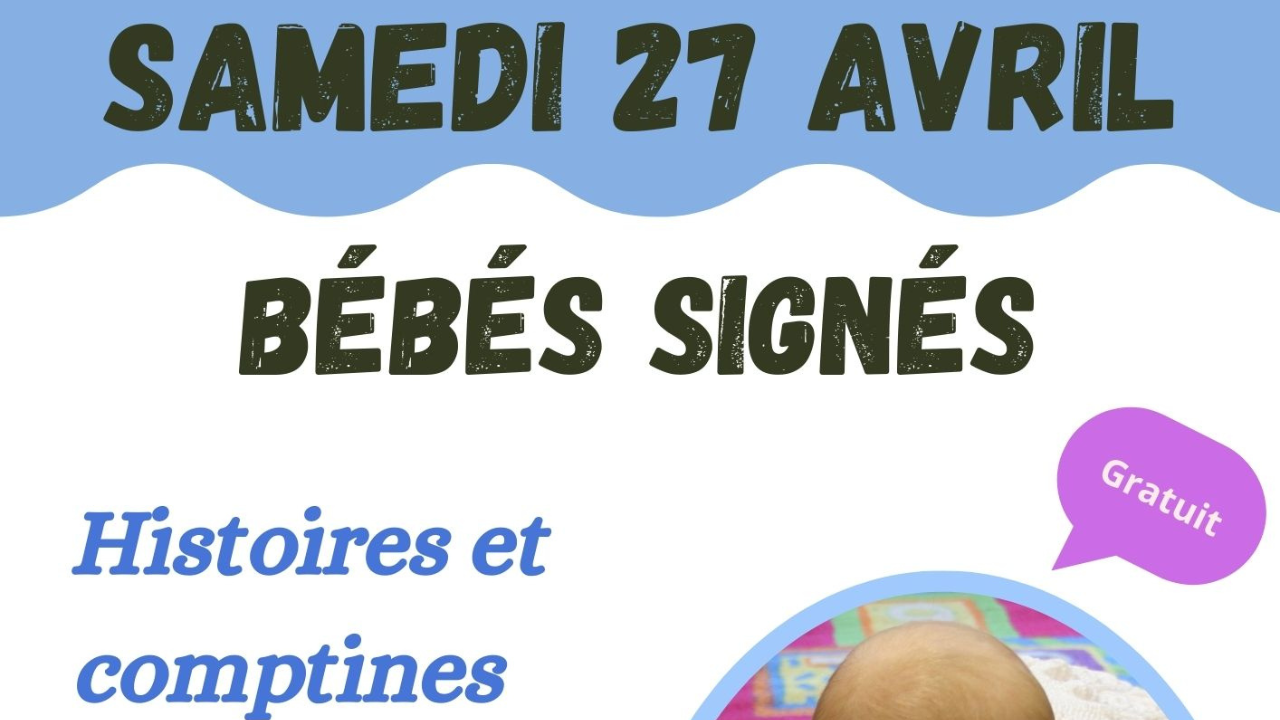 Bébés signés Médiathèque Labastidette