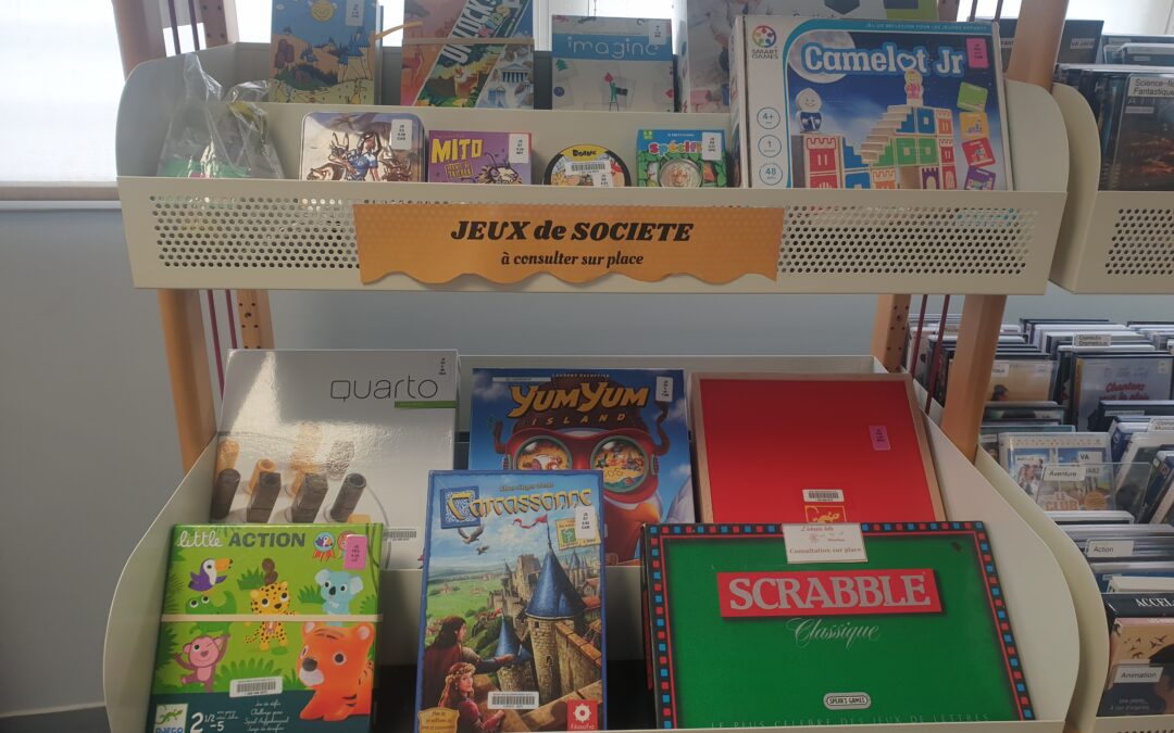 Jeux de société à la médiathèque !