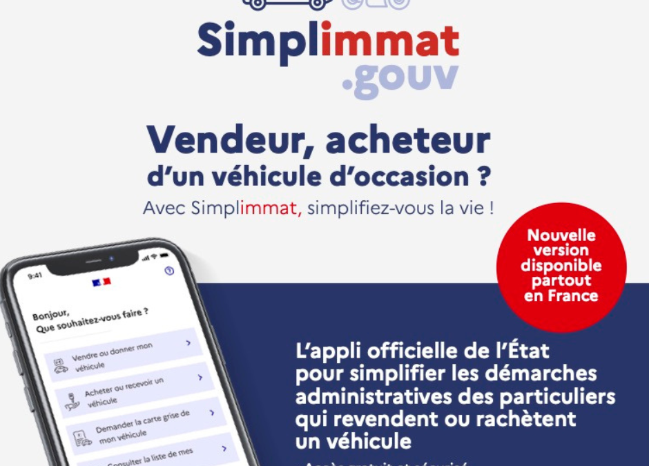 Nouvelle application officielle de l’ANTS : Simplimmat