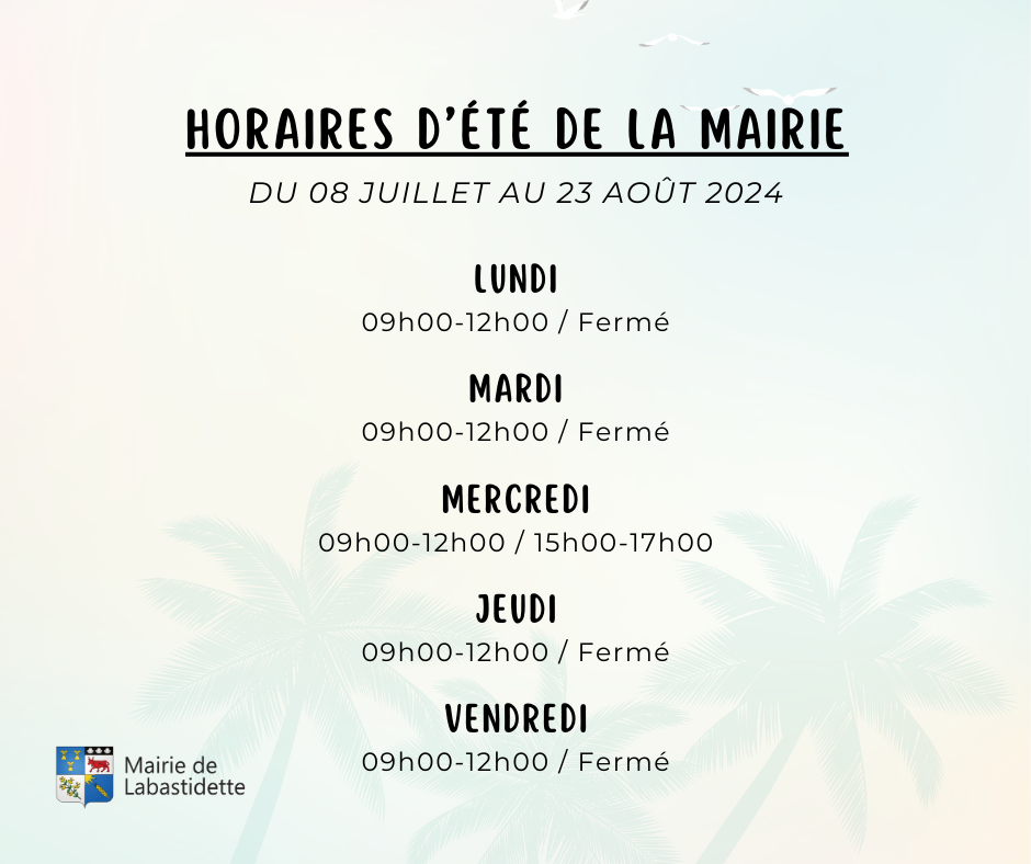 horaires d’été