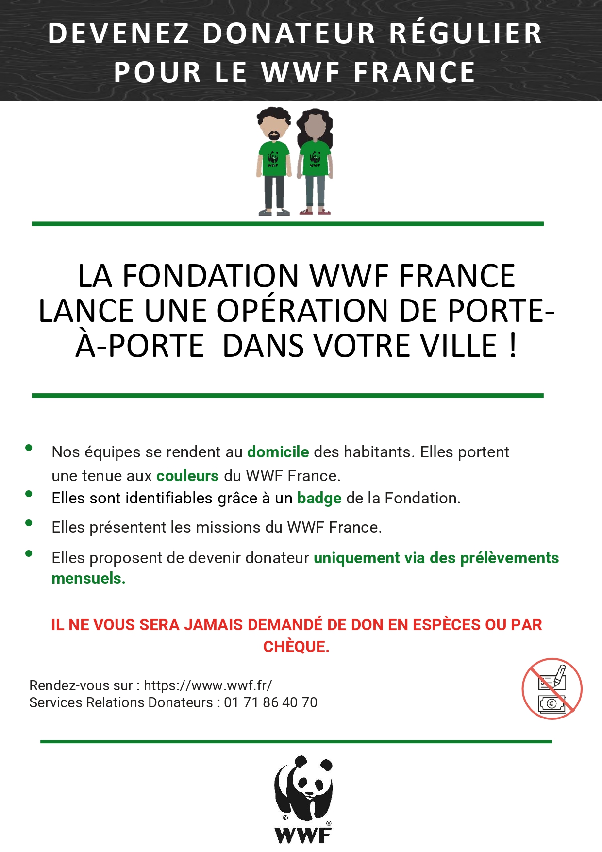Porte-à-porte WWF 2024/2025 Porte-à-porte WWF 2024/2025