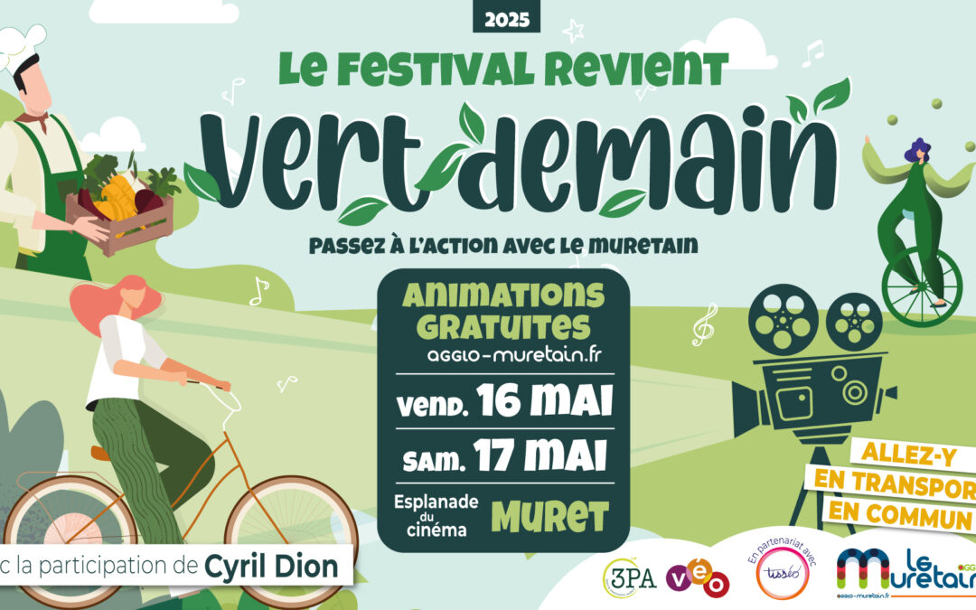 Le festival « Vert Demain : passez à l’action avec le Muretain » revient les 16 et 17 mai 2025 !