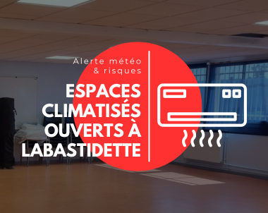 📣 Face aux fortes chaleurs : deux espaces climatisés ouverts ❄!