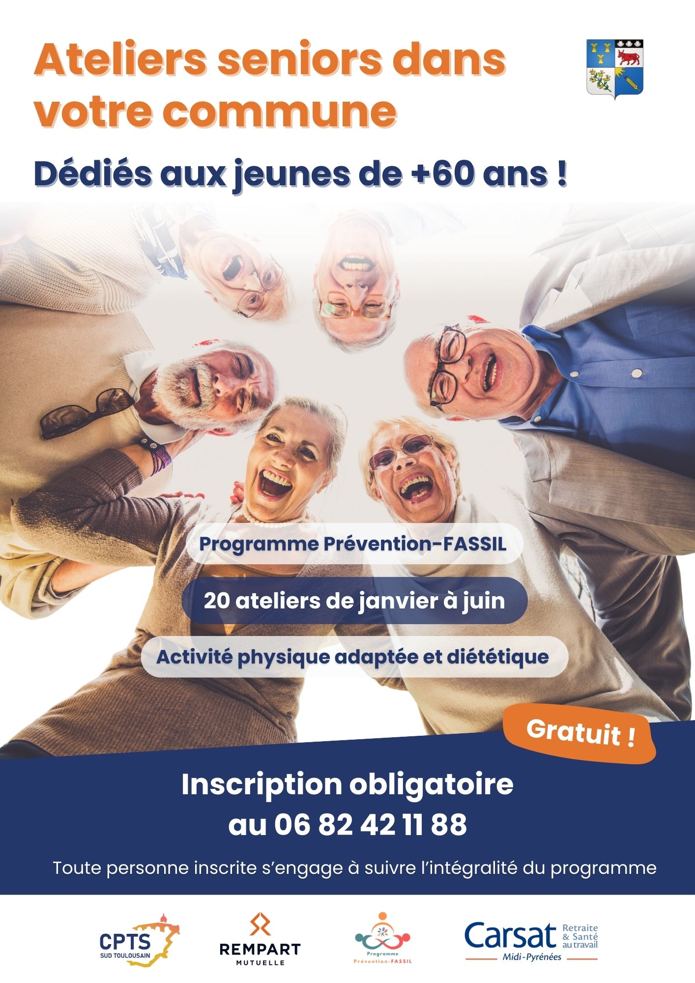 Affiche simplifiee FASSIL Calendrier des pompiers Labastidette