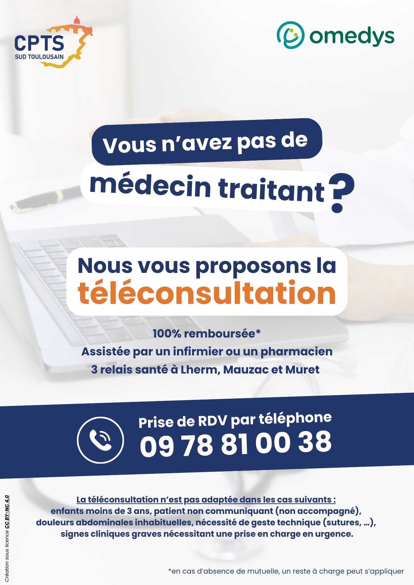 Affiche téléconsultation RECTO