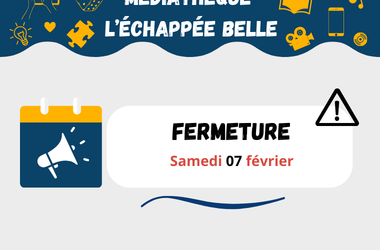 La médiathèque de Labastidette sera fermée le samedi 7 février