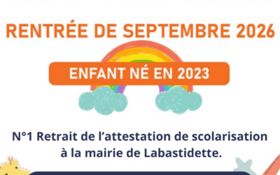 👩‍👦Retrait de l&rsquo;attestation de scolarisation