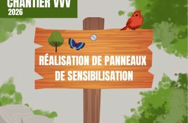 Chantier VVV Réalisation de panneau de sensibilisation