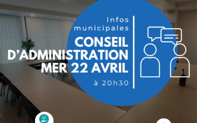 Conseil d&rsquo;administration Mercredi 22 Avril 2026