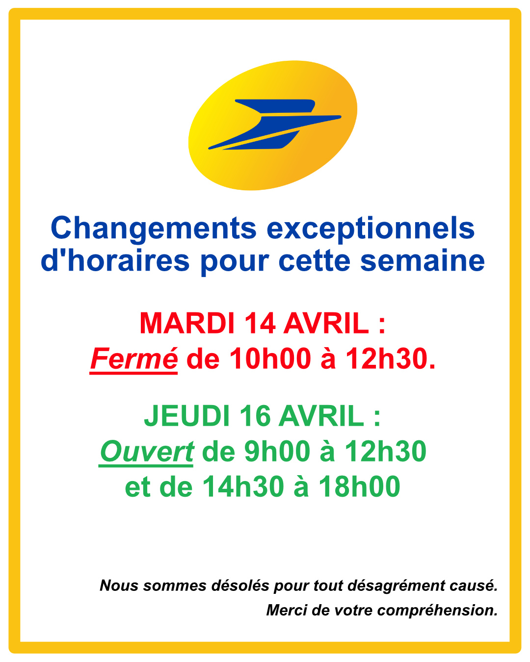 L’agence postale communale recrute !