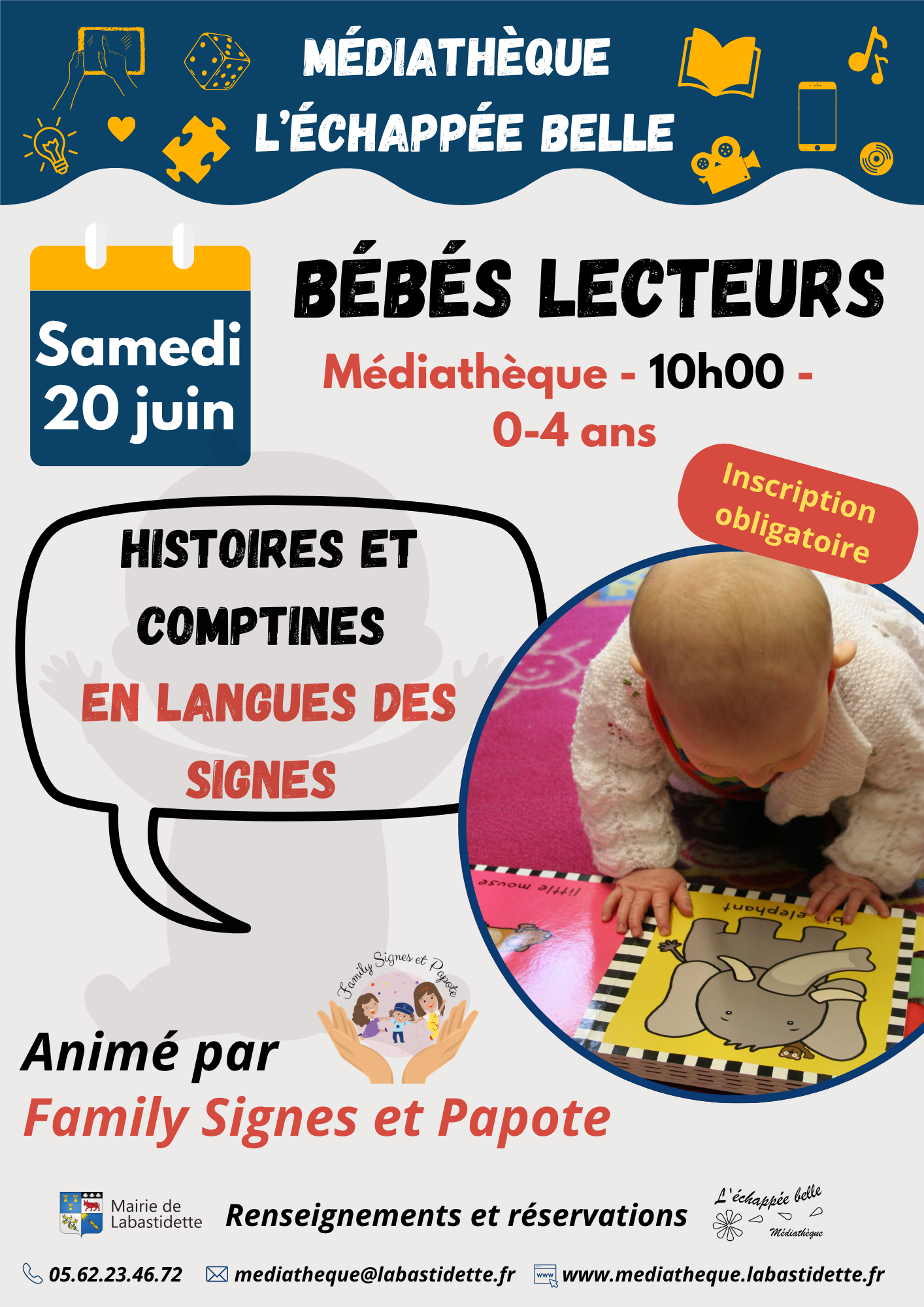 Séance cinéma à la médiathèque de Labastidette – projection de films pour toute la famille dans une ambiance conviviale.