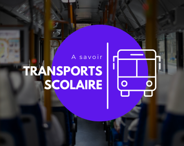 Transport scolaire – inscription année scolaire 2026 – 2027