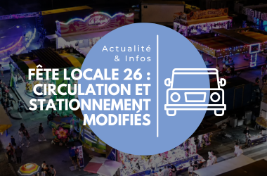 Fête locale 2026 : circulation, stationnement et transport scolaire modifiés