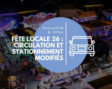 Fête locale 2026 : circulation, stationnement et transport scolaire modifiés