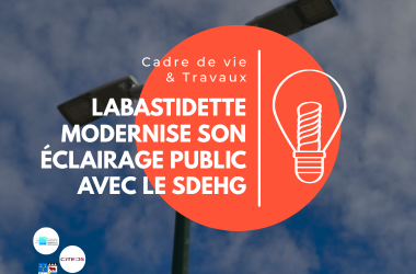 Labastidette modernise son éclairage public avec le SDEHG