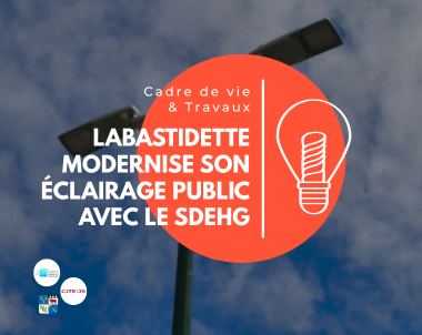 Labastidette modernise son éclairage public avec le SDEHG