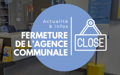 Fermeture de l&rsquo;Agence Postale Communale Août