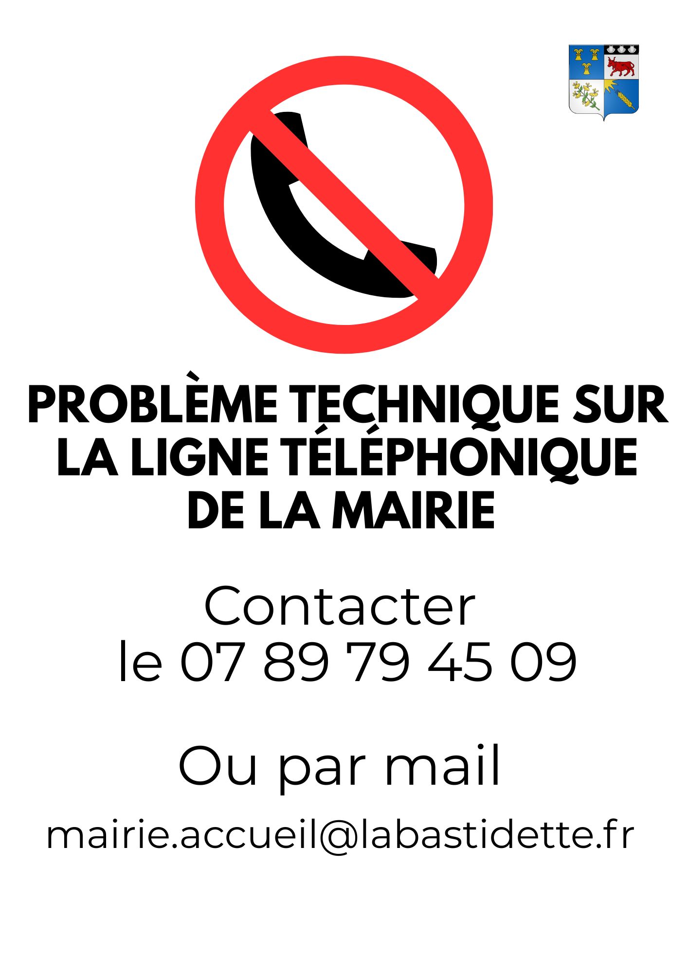 Probleme telephonique