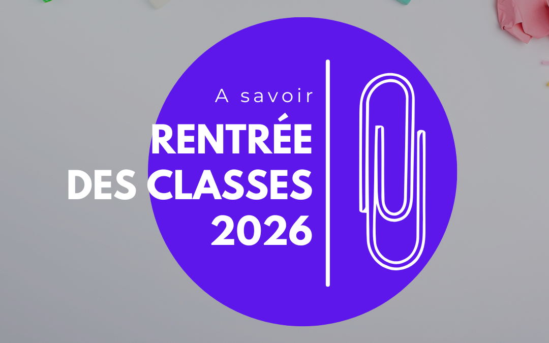 Rentrée des classes 2026