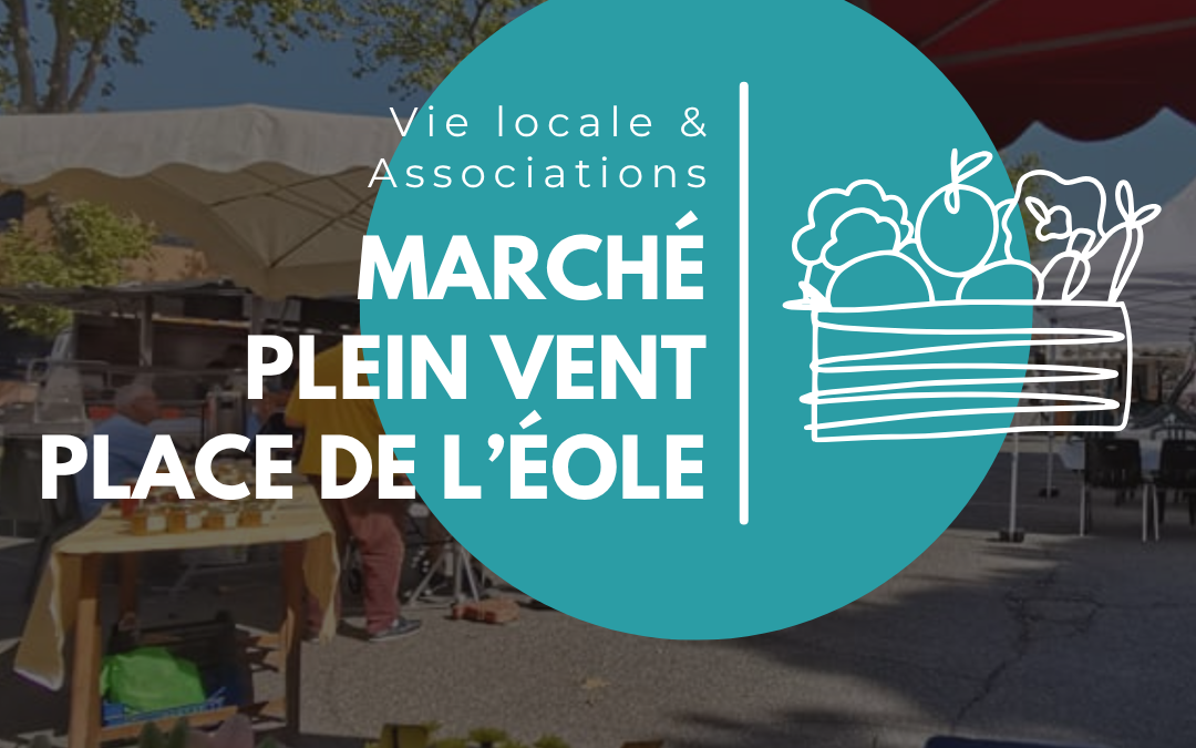 ☀️ Pause estivale pour le marché plein vent 🧺