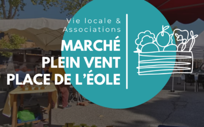 ☀️ Pause estivale pour le marché plein vent 🧺