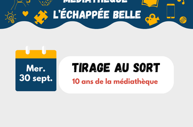 Le tirage au sort de la médiathèque pour les lots à distribuer